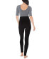 ფოტო #4 პროდუქტის Women's Stretch Fleece Maternity Leggings