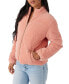 Juniors' Novah Corduroy Puffer Jacket