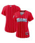 Фото #3 товара Футболка Nike женская Реплика топа команды Miami Marlins City Connect в красном цвете