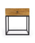 Фото #5 товара Brixton Iron and Wood End Table