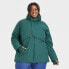 Фото #1 товара Women's Plus Size Winter Jacket - All in Motion Emerald Green 4X