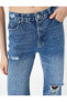 Фото #14 товара Kadın Jean Pantolon Indigo 4sal40095md Eve Jeans