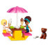 LEGO Friends 41715 Eiswagen, Spielzeug zum Zusammenbauen mit Hund, Fahrzeug und Dash und Andrea Mini-Puppen, ab 4 Jahren