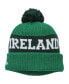 Men's Green Ireland National Team Essential Bob Cuffed Knit Hat