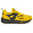 Фото #2 товара Puma Pl Trc Blaze Lace Up Mens Yellow Sneakers Casual Shoes 30738601