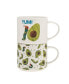 Фото #1 товара The World Of Eric Carle, The Very Hungry Caterpillar Berry Stack Mug, Set of 2