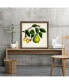 Фото #2 товара Fruit with Butterflies I 18" x 18" Framed Canvas Wall Art