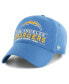 ფოტო #1 პროდუქტის Men's Powder Blue Los Angeles Chargers Vernon Clean Up Adjustable Hat