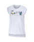 ფოტო #4 პროდუქტის Women's White Seattle Kraken Greetings From Muscle T-shirt