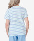 Фото #5 товара Petite Hyannisport Multi-Stripe Medallion Top