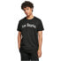 MISTER TEE Los Angeles Wording short sleeve T-shirt