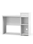 Computer Desk with Drawer Modern Laptop PC Desk with Adjustable Shelf and Cable Hole-White Белый, 43 - фото #1