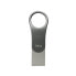 Silicon Power Mobile C80 - 64 GB - USB Type-A / USB Type-C - 3.2 Gen 1 (3.1 Gen 1) - Capless - 8 г - Titanium