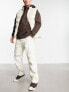 Фото #7 товара ASOS DESIGN oversized hoodie dark brown/soft white in 2 pack
