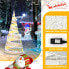 Фото #13 товара Елка искусственная costway Weihnachtsbaum LED Kegelform