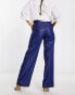 Фото #4 товара NA-KD x Mimi AR co-ord oversized tailored trousers in dark blue