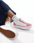 Vans Old Skool Stackform trainers in pink and white