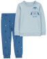 Фото #3 товара Baby 2-Piece Penguin Sweatshirt & Pant Set 3M