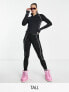 Фото #1 товара Threadbare Tall Ski base layer high neck long sleeve top and leggings set in black