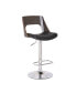 Фото #1 товара Bentwood Wood Bar Stool with Diamond Quilted Finish Curved Seat and Back