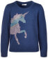 ფოტო #1 პროდუქტის Big Girls Unicorn Pullover Sweater, Created for Macy's