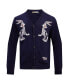 Фото #3 товара Men's Navy Looney Tunes Bugs Back to Back Cardigan