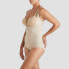 SlimShaper by Miracle Brands Women's Tummy Tuck WYOB Bodysuit - Warm Beige S