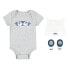 [NN0878-C00] Baby Nike Bodysuit, Hat and Booties 3-PC Box Set