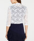 Фото #2 товара Scalloped Lace Shrug