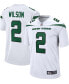 Фото #5 товара Men's Zach Wilson White New York Jets 2021 NFL Draft First Round Pick Game Jersey