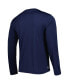 Фото #2 товара Men's College Navy Seattle Seahawks Combine Authentic Offsides Long Sleeve T-shirt