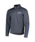 Фото #2 товара Men's Charcoal Buffalo Bills Quarter-Zip Sweatshirt