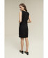 Фото #2 товара Women's Pocket Shift Dress Ponte