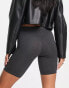 Фото #2 товара Brave Soul Petite sindy legging shorts in grey