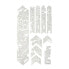 ALL MOUNTAIN STYLE Extra Frame Guard Stickers Tornado White - фото #2