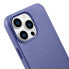 Фото #9 товара Чехол для iPhone 14 Pro Max ICARER из натуральной кожи MagSafe Case Leather светло-фиолетовый
