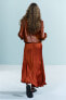 Фото #3 товара Плиссированная юбка миди — zw collection ZARA