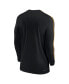 Фото #2 товара Men's Black USC Trojans 2024 Sideline Coach UV Performance Long Sleeve T-Shirt