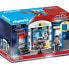 Фото #1 товара Игровой набор с элементами конструктора Playmobil City Action Полицейский участок, возьми с собой,70306