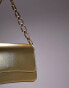 Фото #2 товара Topshop Seema shoulder bag with chunky chain in gold