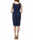 ფოტო #3 პროდუქტის Maternity Crisscrossed Neck Midi Dress