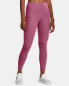 Under Armour 301380 Prime Pink & Metallic Silvertone Meridian Crop Leggings XS