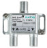 Фото #1 товара axing BVE 2-01P - Cable splitter - 5 - 1218 MHz - Stainless steel - Female/Female - A+ - 10 dB