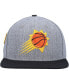 Фото #3 товара Men's Gray, Black Phoenix Suns Classic Logo Two-Tone Snapback Hat