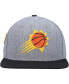 Men's Gray, Black Phoenix Suns Classic Logo Two-Tone Snapback Hat