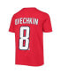 ფოტო #3 პროდუქტის Youth Alexander Ovechkin Red Washington Capitals Player Name and Number T-shirt