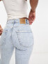 BOSS Ada straight leg jeans in light blue