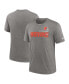 Фото #2 товара Men's Heather Charcoal Cleveland Browns Team Tri-Blend T-shirt