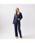 Фото #1 товара Women's Long Sleeve Stretch-Knit Viscose from Bamboo Pajama Set