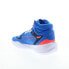 Фото #12 товара Puma Playmaker Pro Mid 37790208 Mens Blue Canvas Athletic Basketball Shoes